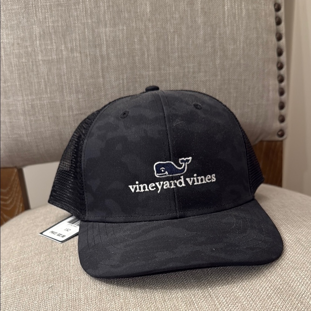 Vineyard Vines Black Camo Hat